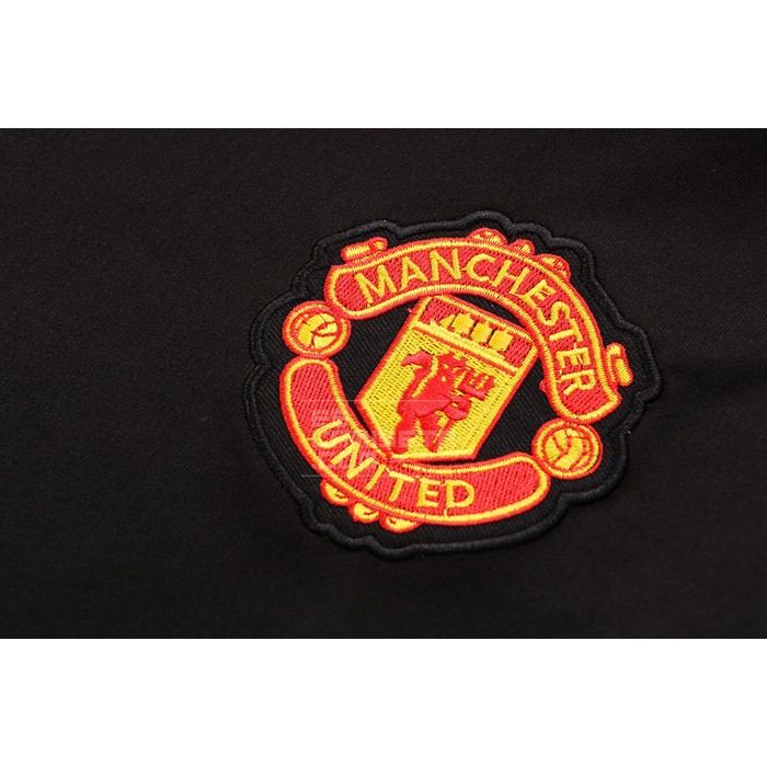 Chandal del Manchester United Manga Corta 22-23 Negro - Pantalon Corto - Haga un click en la imagen para cerrar